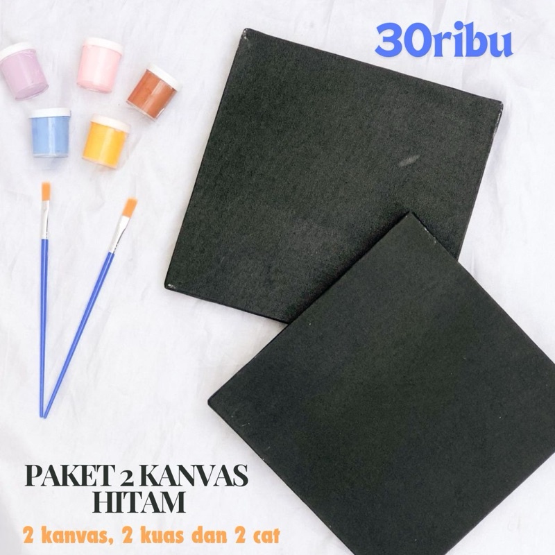 

Promo Hand Painting Kit By Sweetsupplies Canvas Diy 20X20Cm Kanvas Lukis Tangan Couple Melukis