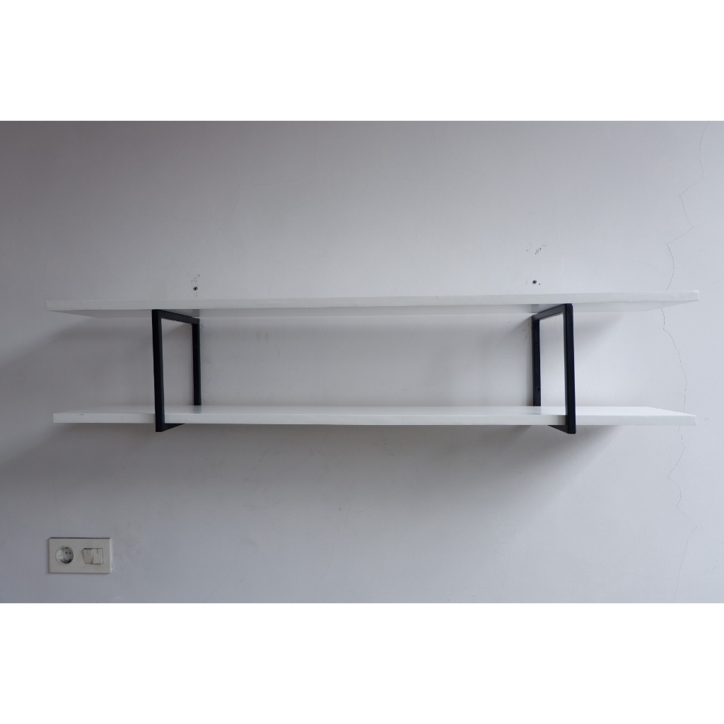 Grosir Rak Tv Tempel / Meja Tv Dinding/ Rak Tingkat Panjang