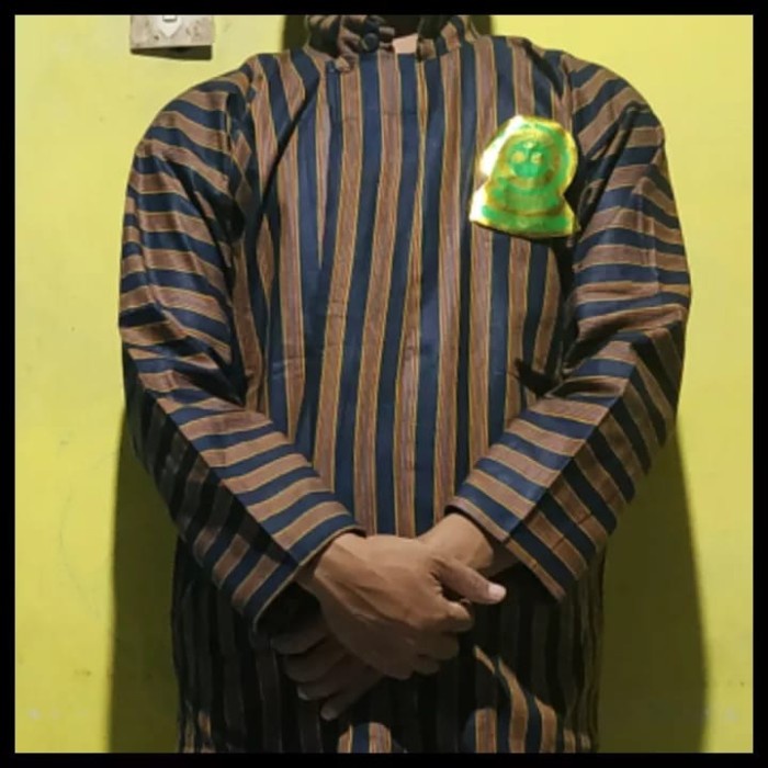 FREE ONGKIR Surjan lurik pria realpick / Baju adat jawa / Baju lurik jawa tengah