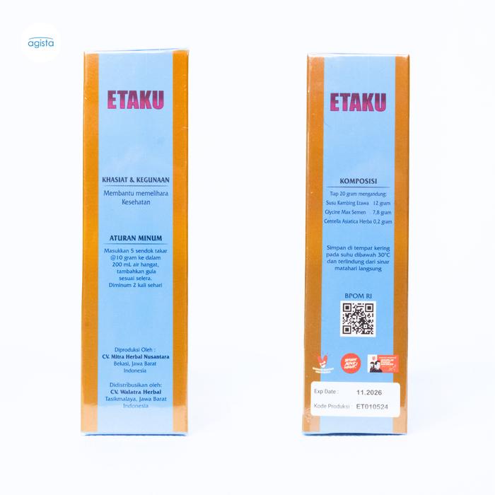 

terbaru !!! susu untuk patah tulang retak etaku dari kambing goat milk etawa bubuk dairy ready