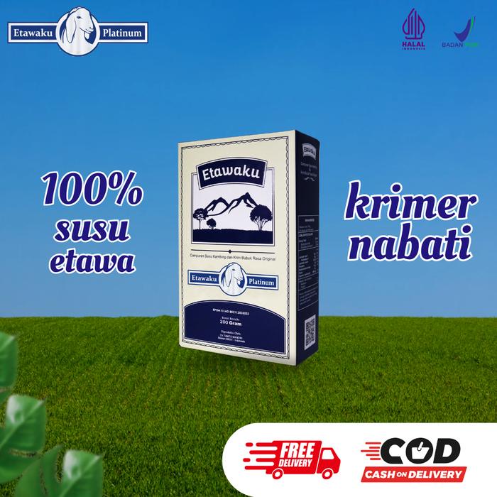 

terbaru !!! 2 box susu etawaku platinum official asli original ori pembersih paru-paru bahan minuman