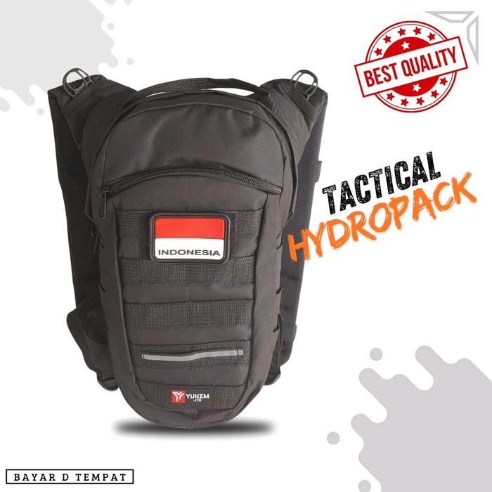 Tas Ransel Pria Kecil 10 Liter Army Tactical Multifungsi Tas Ransel Sepeda Hydropack Trail Adventure