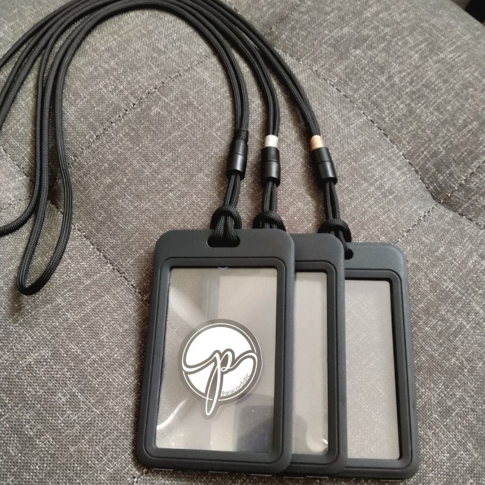 

Simplex Lanyard with quick release pop barrel. card holder 2 sisi.