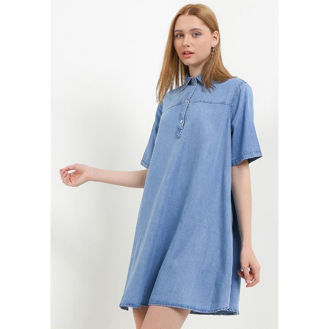 Hush Puppies Dress Wanita Ericka Light Blue