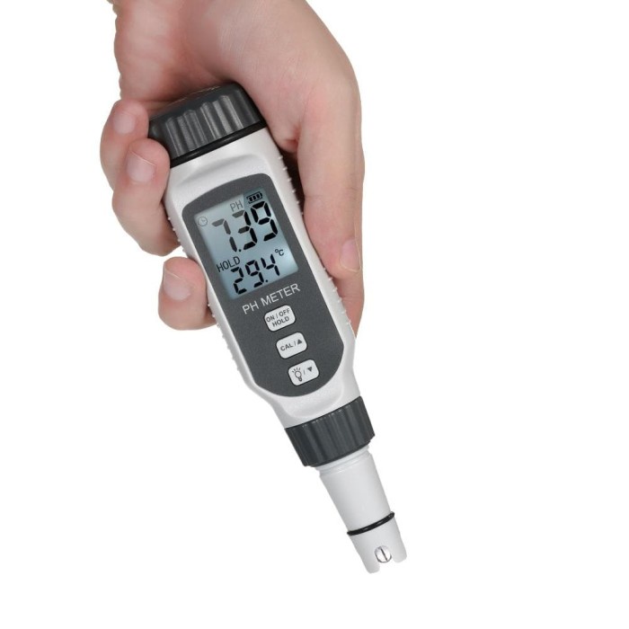 pH Meter PH 818 Pengukur pH Temperature Portable pH Meter