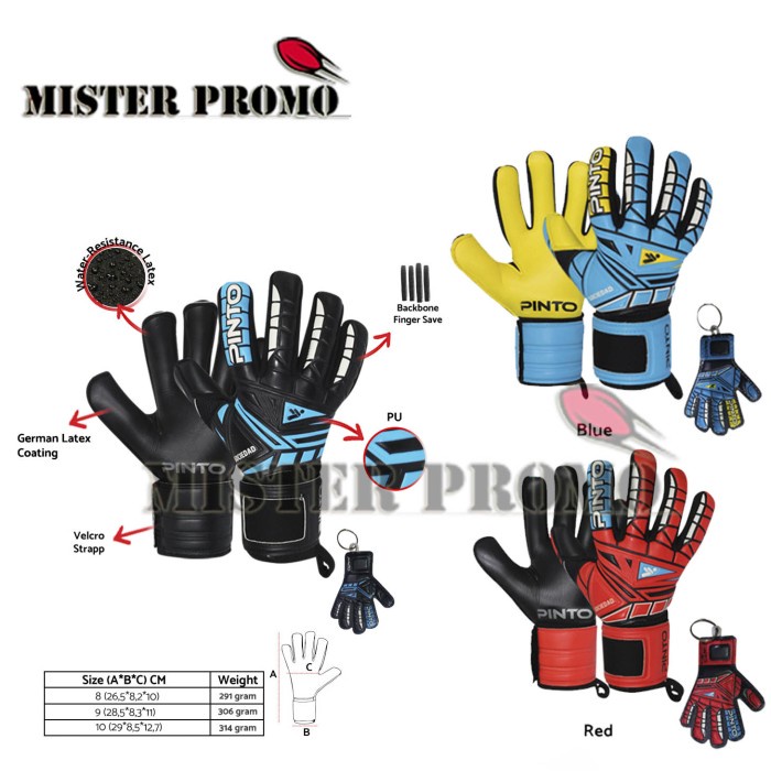 Sarung Tangan Kiper Glove Keeper Tulang PINTO SOCIEDAD Original