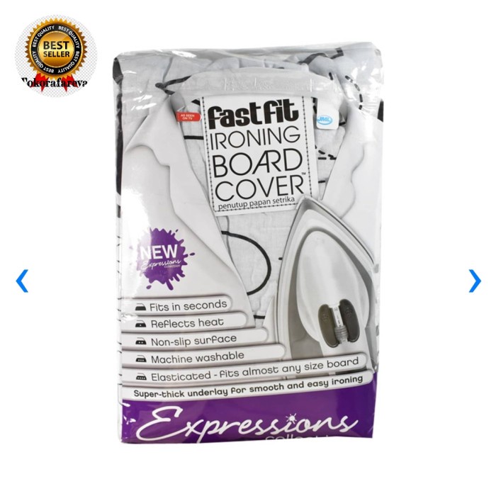 PROMO Sarung Meja Setrika ironing board pengganti brabantia tipe B 139 x 49 cm ada busa