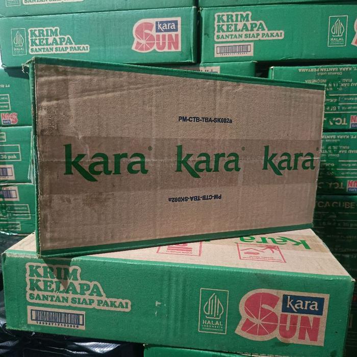 

200ml Sunkara kotak 1 Dus isi 12 pcs santan kara