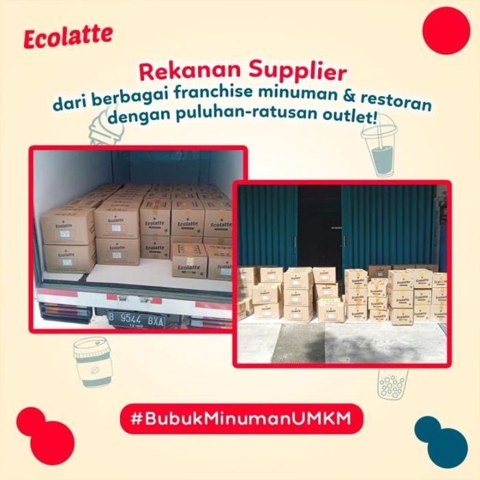 

Ecolatte Caramel Latte 1kg Bubuk Serbuk Minuman Powder Drink Aneka Rasa Cocok Untuk Usaha Umkm Halal