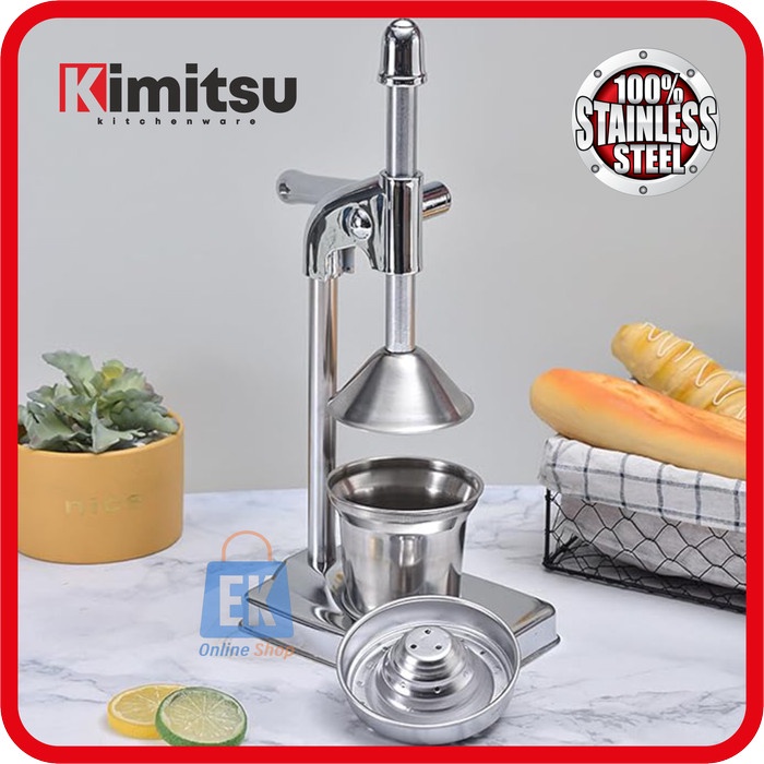 Alat Peras Jeruk Stainless Kimitsu Kjm-202 Alat Peras Jeruk Manual Alat Peras Jeruk Besar Alat Peras