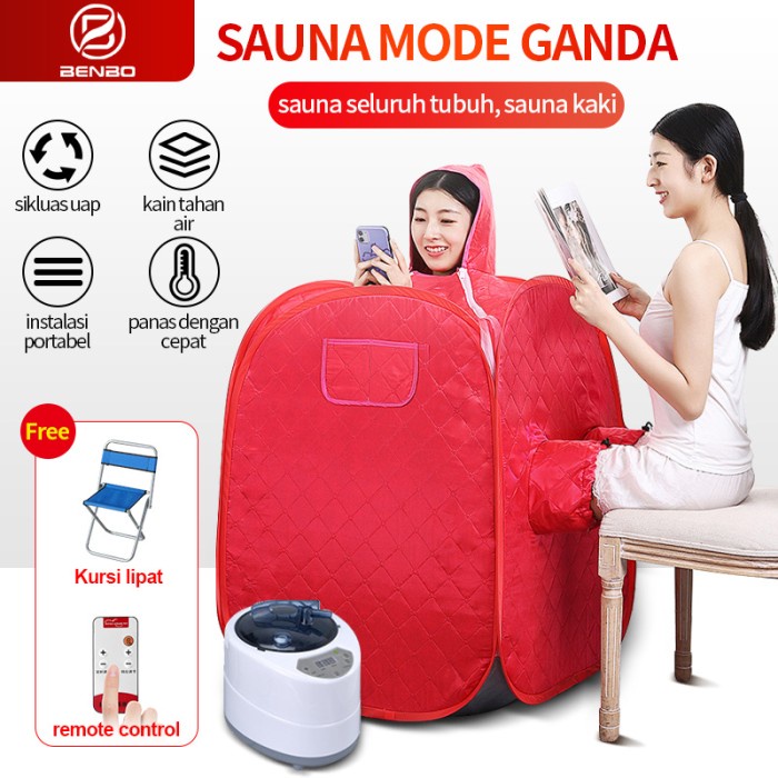 Dobel Sauna Portable Sauna Steam Alat Pelangsing Tubuh Alat Sauna Room
