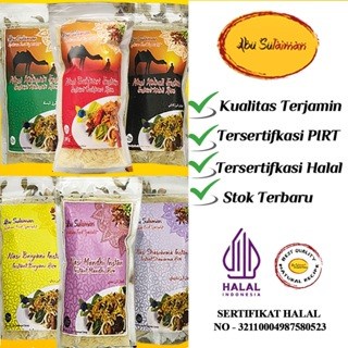 

Sale! Grand Promo! Nasi Kebuli Instan Mandhi Kabsah Biryani Bukhari Shawarma Instan Abu Sulaiman