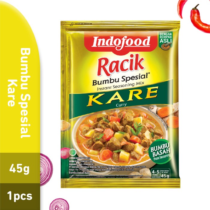 

Sale! Indofood Racik Bumbu Spesial Kare 45G - 1Pcs