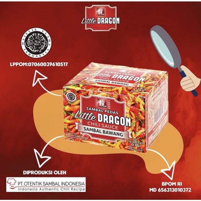 

Sale! Sambal Bawang Pedas Sambal Terasi Otentik Halal Little Dragon Chili