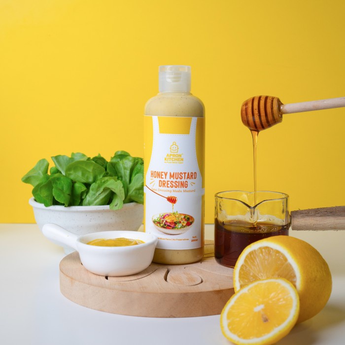 

Sale! Pron Kitchen Honey Mustard Salad Dressing Saus Madu Mustar 250Ml