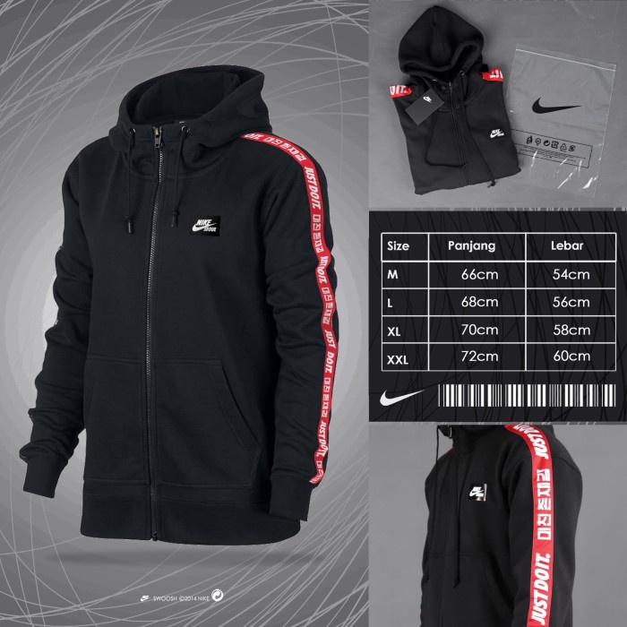 PROMO NIKE SEOUL TAPED HOODIE ZIP JUMPER RUNNING JAKET NIKE ORIGINALS