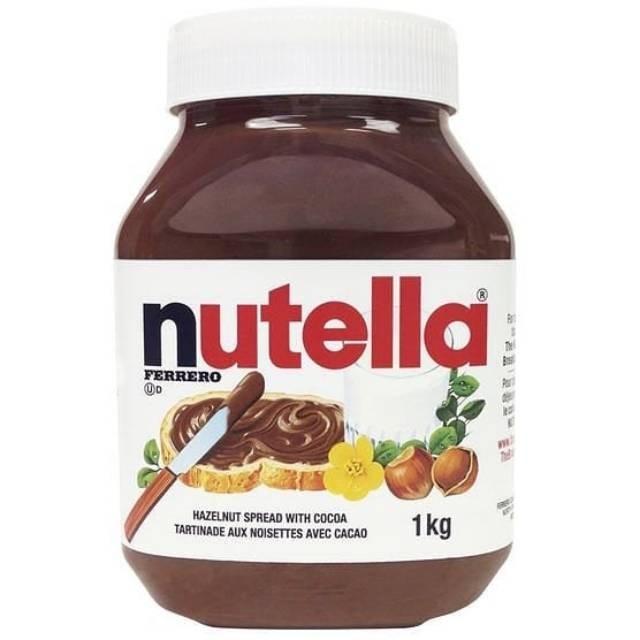 

nutella selai kacang coklat 1 kg