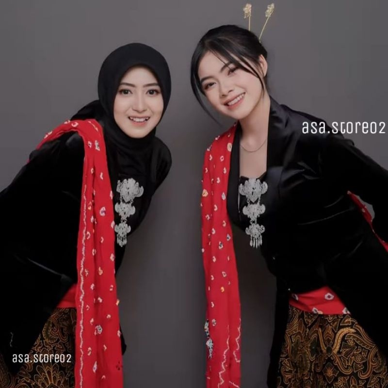 BIG SALE Kebaya Bludru Kutu Baru Strech Kebaya Kartini Kebaya Wisuda Kebaya Adat Jawa Timur Jawa