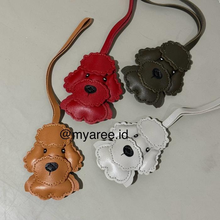 

Terlaris Bag Charm Leather Kulit Doggy Anjing Poodle SALE