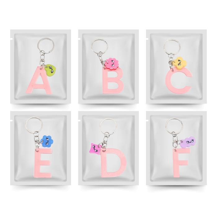

Terlaris Merche Wanita Gantungan Tas Alphabet Keyring SALE