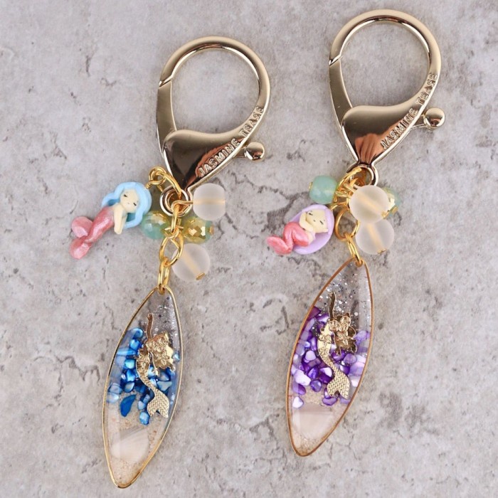 

Terlaris JT Cruise Leaf Resin Mermaid Keyring SALE