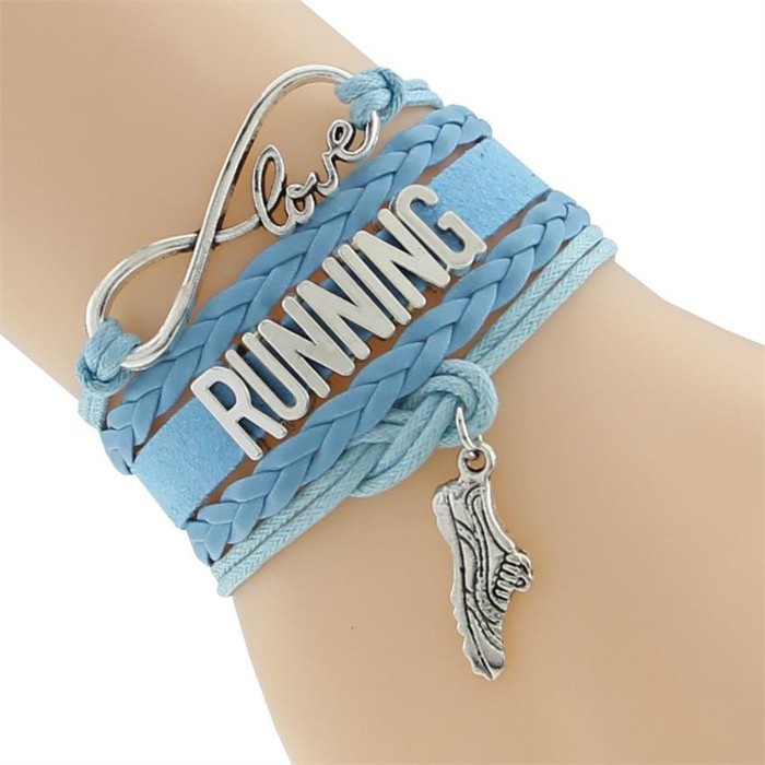 

Terlaris LOVE RUNNING - LIGHT BLUE - Running Charm Bracelets - Gelang Motivasi SALE
