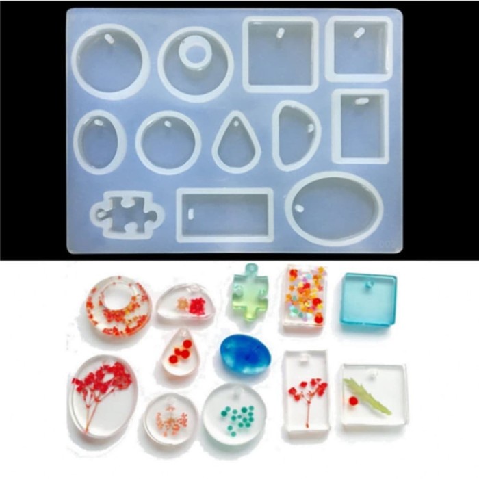 

Terlaris Pendant Silicone Mold - Cetakan Pendant 12 Design SALE