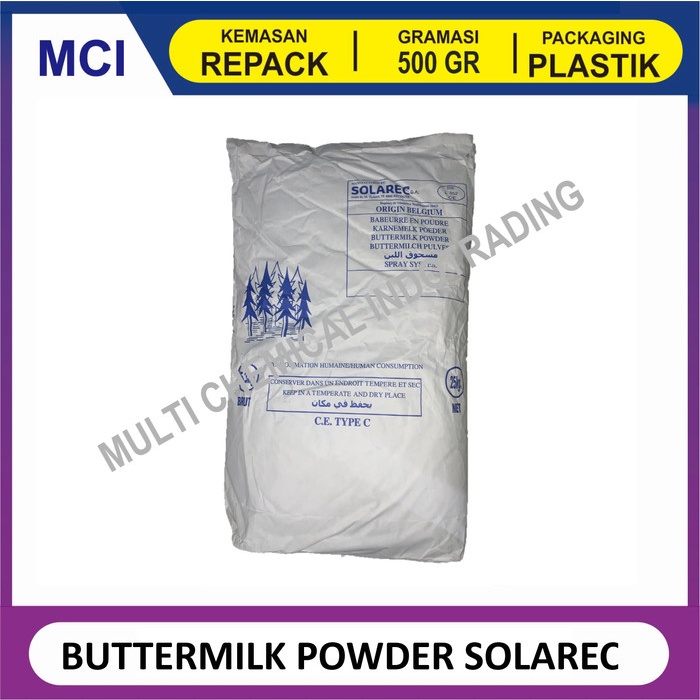 

BUTTERMILK POWDER PURE BUTTER MILK SOLAREC - 500 GR