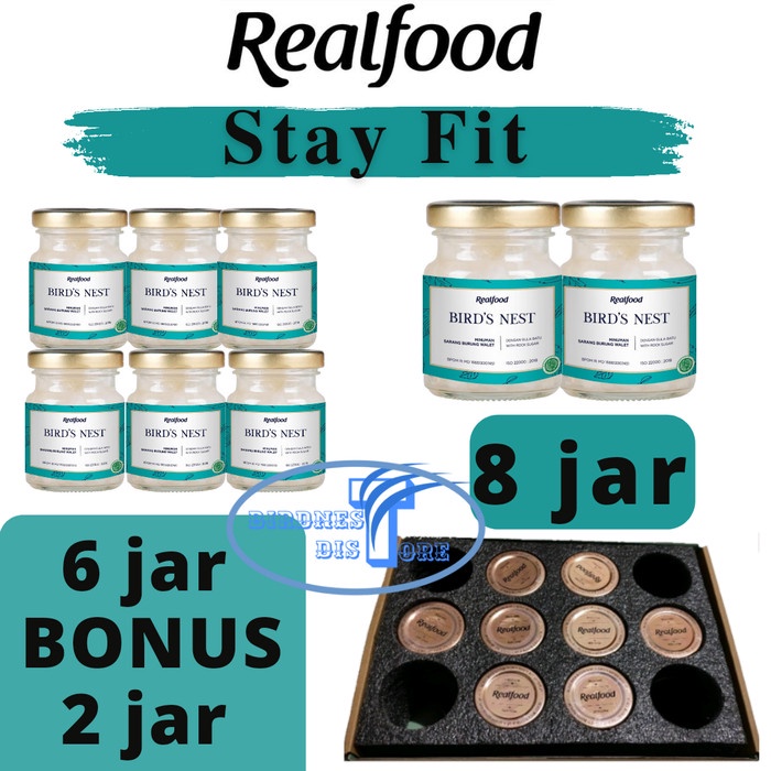 

Realfood Stay Fit 6 Jar Bonus 2 jar
