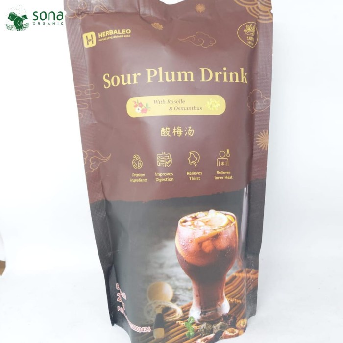 

Sour Plum Drink 250gr - Herbaleo - Meredakan Panas Dalam