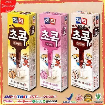 

NEW PRODUCT Dongsuh JETTY Choco/strawberry/choco cookies 360 gr