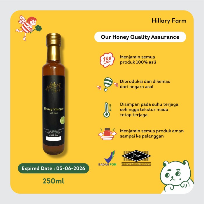 

Thai Honey Vinegar with Lime Cuka Madu
