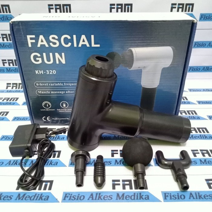 Massage Gun / Fascial Gun / Alat Pijat Elektrik Fisioterapi