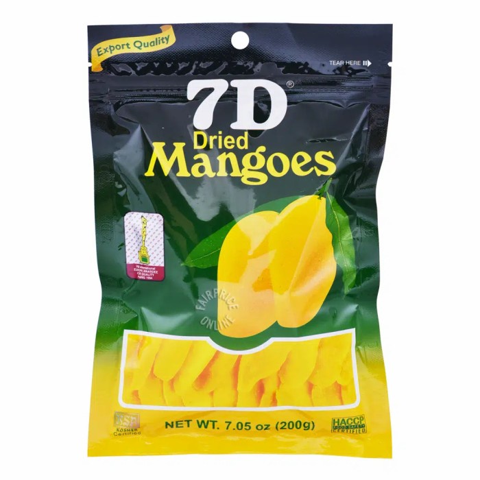 

Tersedia 7D Dried Mangoes 200g
