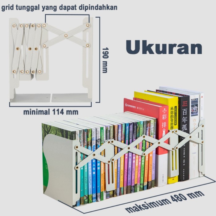 

SALE TERBARU ADJUSTABLE BOOK STAND / SANDARAN BUKU YANG BISA DI SESUAIKAN READYY