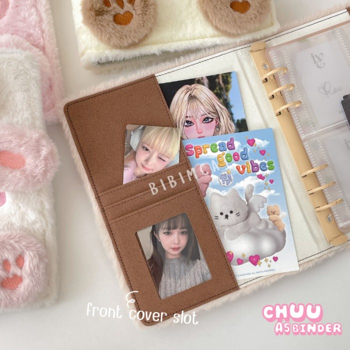 

SALE TERBARU (A5 SIZE) CHUU BINDER PHOTOCARD ALBUM / PC BINDER FLUFFY BONEKA READYY