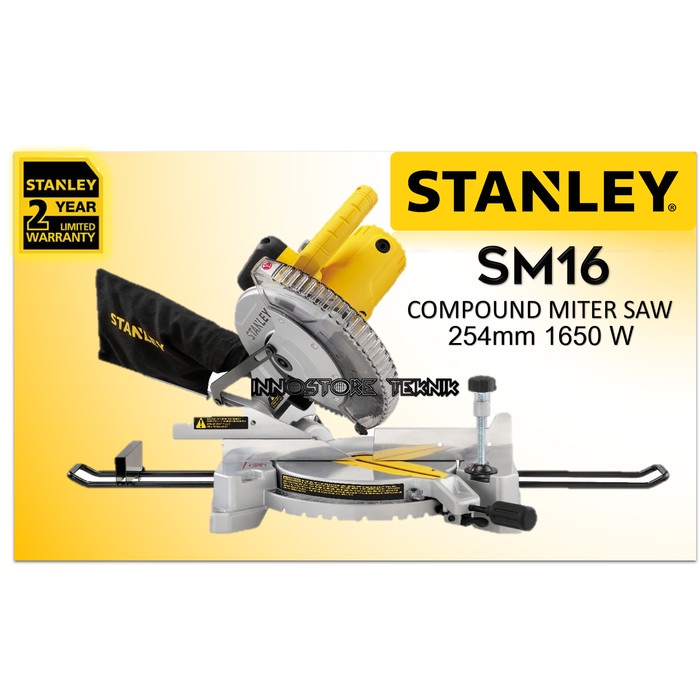 Mesin Gergaji Compound Miter Saw 10" Stanley SM16 SM 16