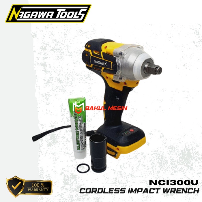 NAGAWA NCI300U Impact Wrench Brushless Mesin Pembuka Baut