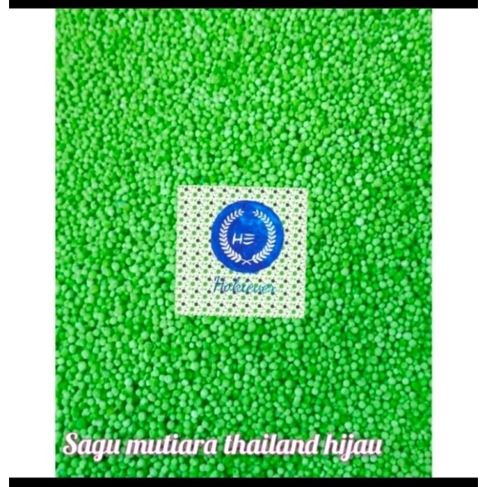 

SALE !!! SAGU MUTIARA THAILAND HIJAU 1 KG READYY