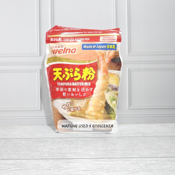 

SALE !!! NISSIN WELNA TEMPURAKO 600GR TEPUNG TEMPURA BATTER MIX JAPAN READYY