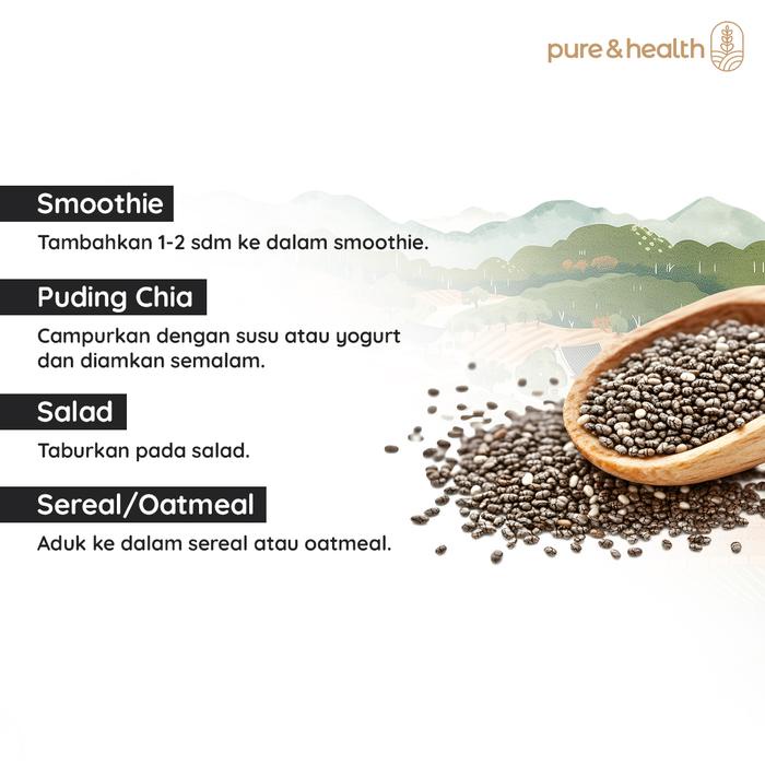 

SALE !!! PREMIUM CHIA SEED 500 GRAM JAR- BIJI CHIA ASLI READYY