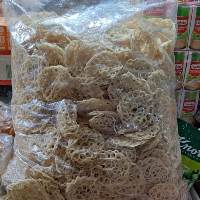 

SALE !!! KERUPUK KERUPUK MAWAR BESAR IKAN DACIL METAH 250 GRAM READYY