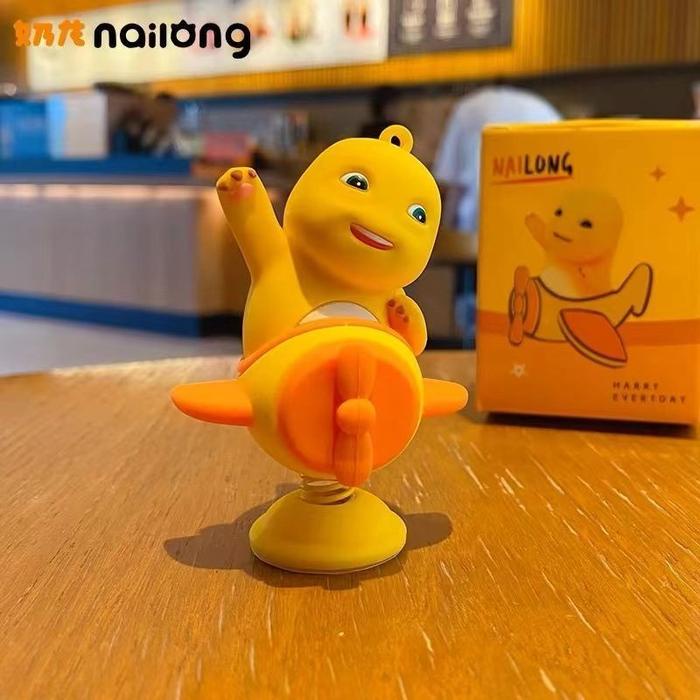 SALE  MINI FIGURE NAILONG DINO KUNING PAJANGAN DASHBOARD DEKORASI MOTOR MOBIL READYY