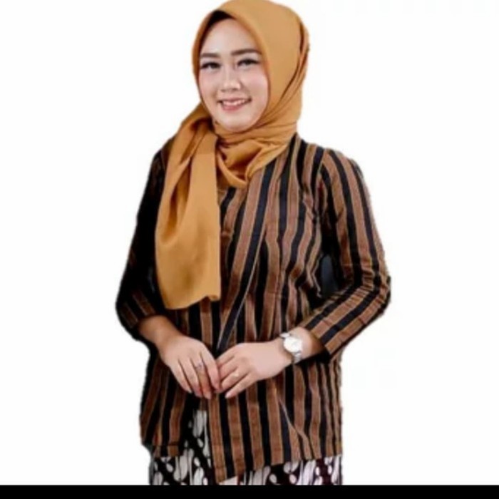 TERJAMIN Kebaya kutu baru Lurik - Pakaian adat - Baju lurik wanita