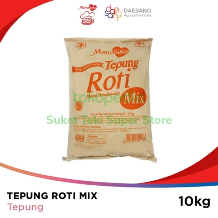 

SALE !!! MAMASUKA TEPUNG ROTI MIX CAMPUR 10KG KARUNG GOJEK READYY