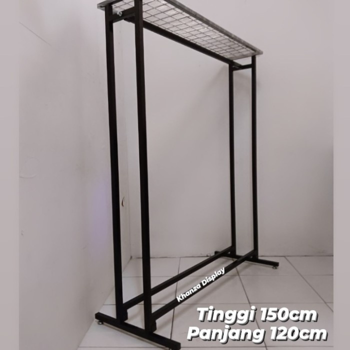 Rak Baju Besi Gawangan Tinggi 150Cm Panjang 120Cm