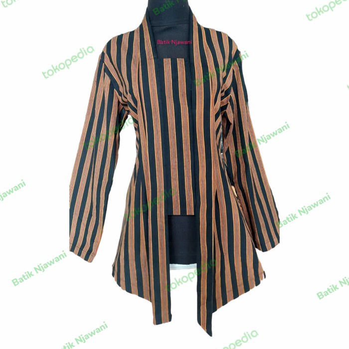 TERBATAS kebaya lurik wanita kebaya kartini Batik Njawani Baju adat Wanita Jawa