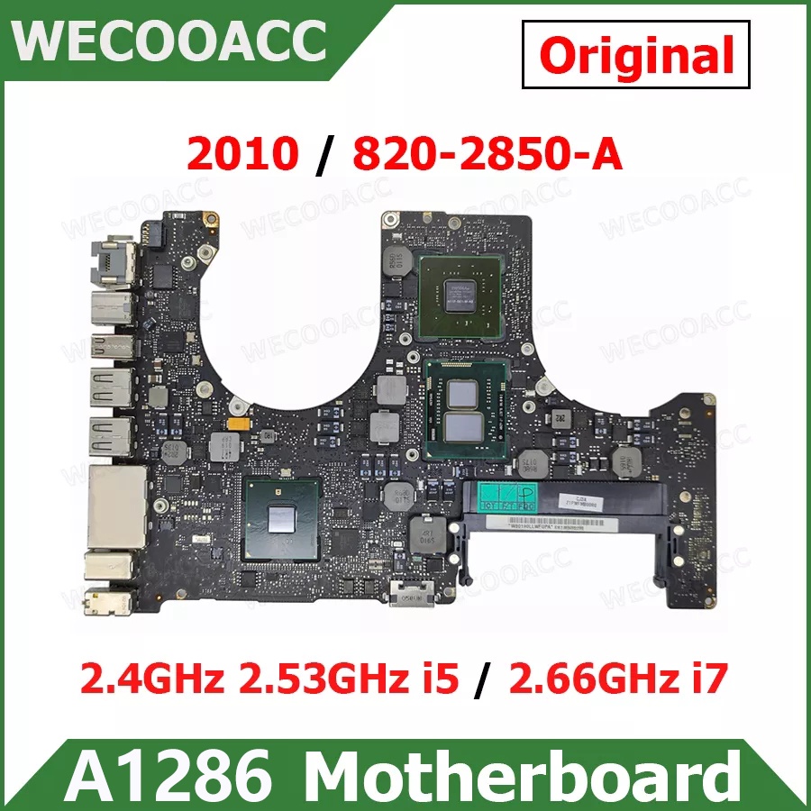MB A1286 Motherboard 2010 For Macbook Pro 15" A1286 Logic Board Core i5 i7 820-2850-A