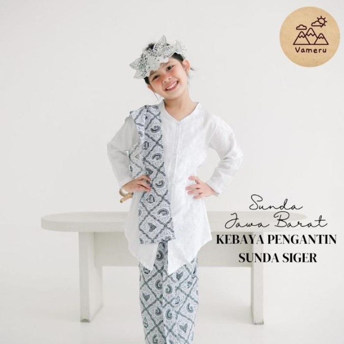 PRODUK TERBATAS (( Sale )) Baju Adat Pengantin Kebaya Sunda Anak Perempuan Jawa Barat