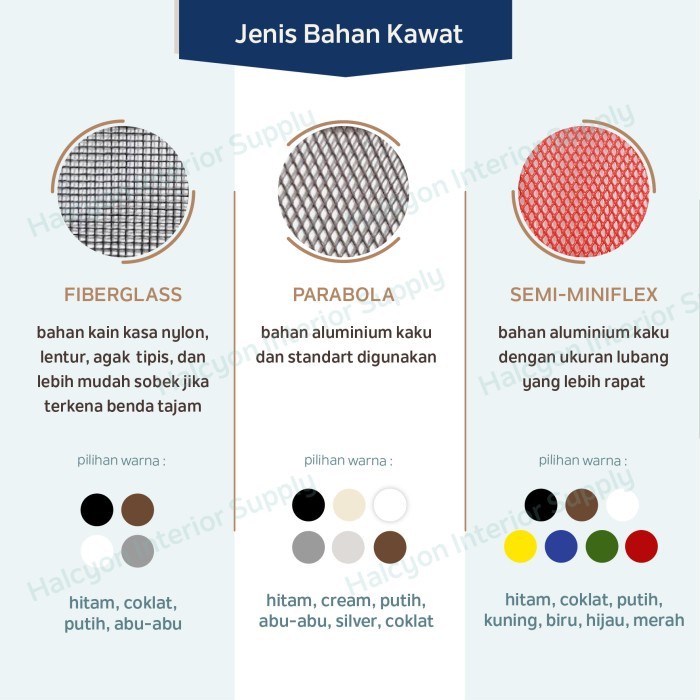 Kasa Nyamuk Magnet / Kawat nyamuk Magnet Berkualitas